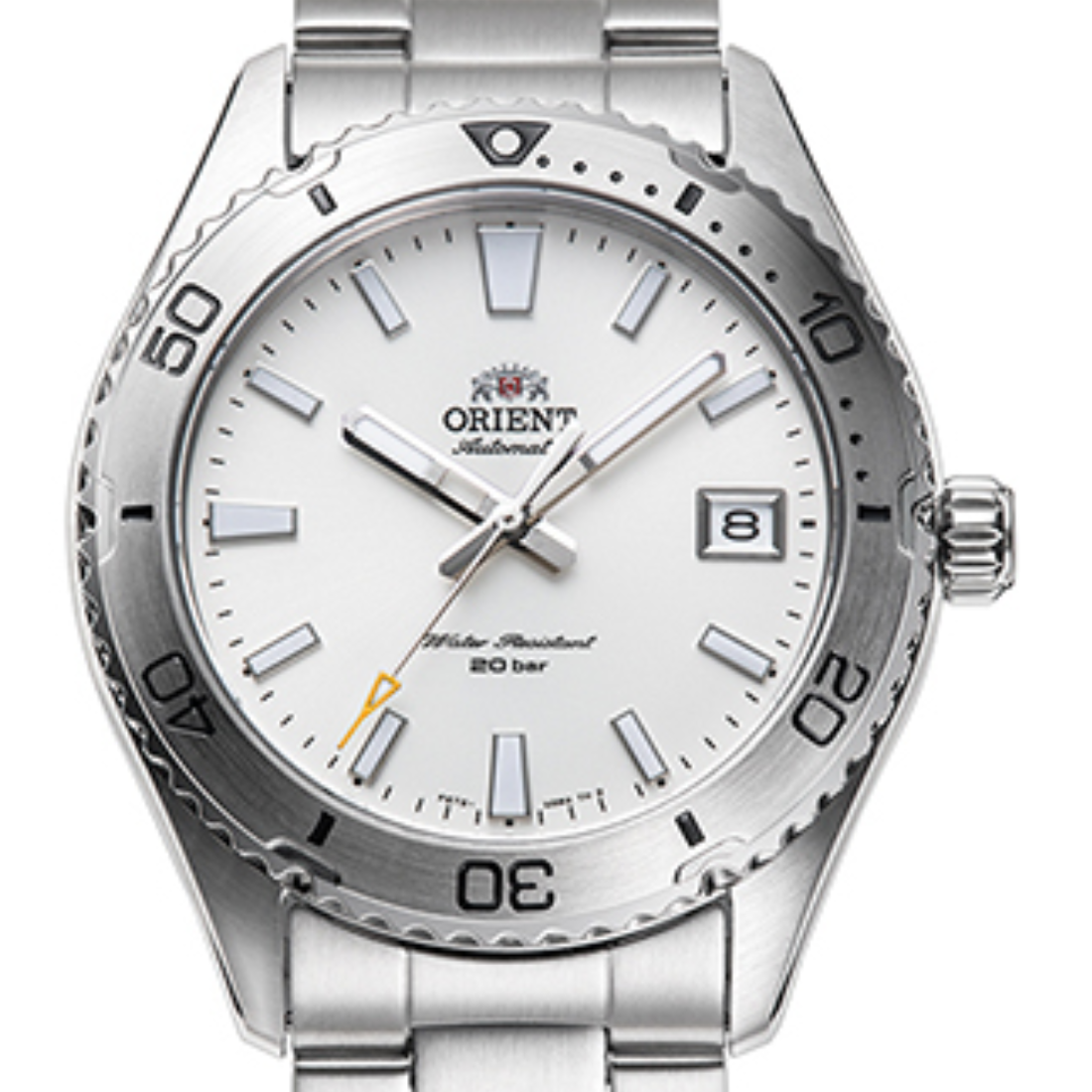 Orient RA-AC0Q03S10B RA-AC0Q03S Mako 40 Sports White Dial Divers Watch (PRE-ORDER EARLY OCT 2023) - Skywatches