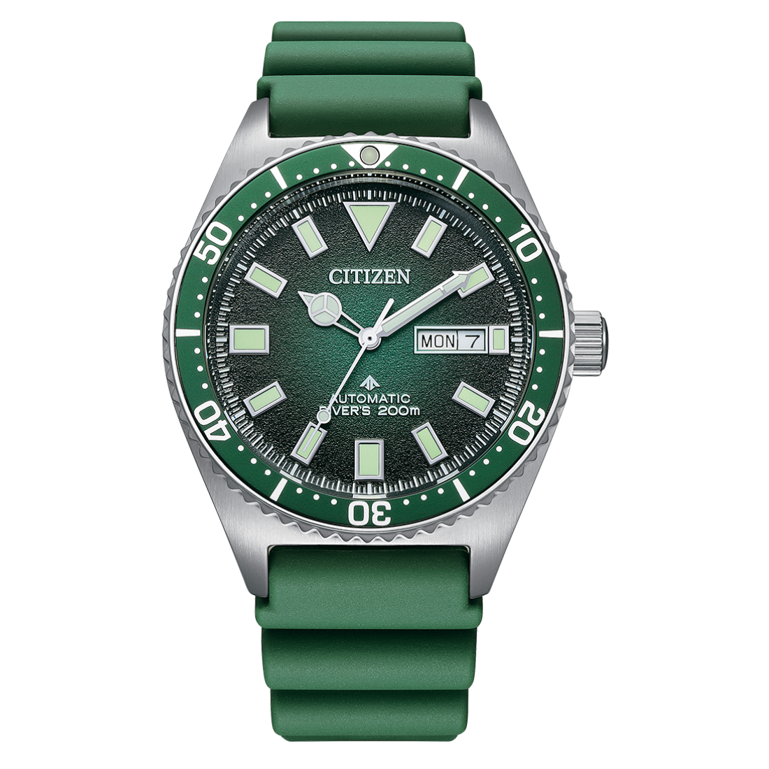 Citizen Promaster Marine NY0121-09X Green Dial Diving Watch - Skywatches
