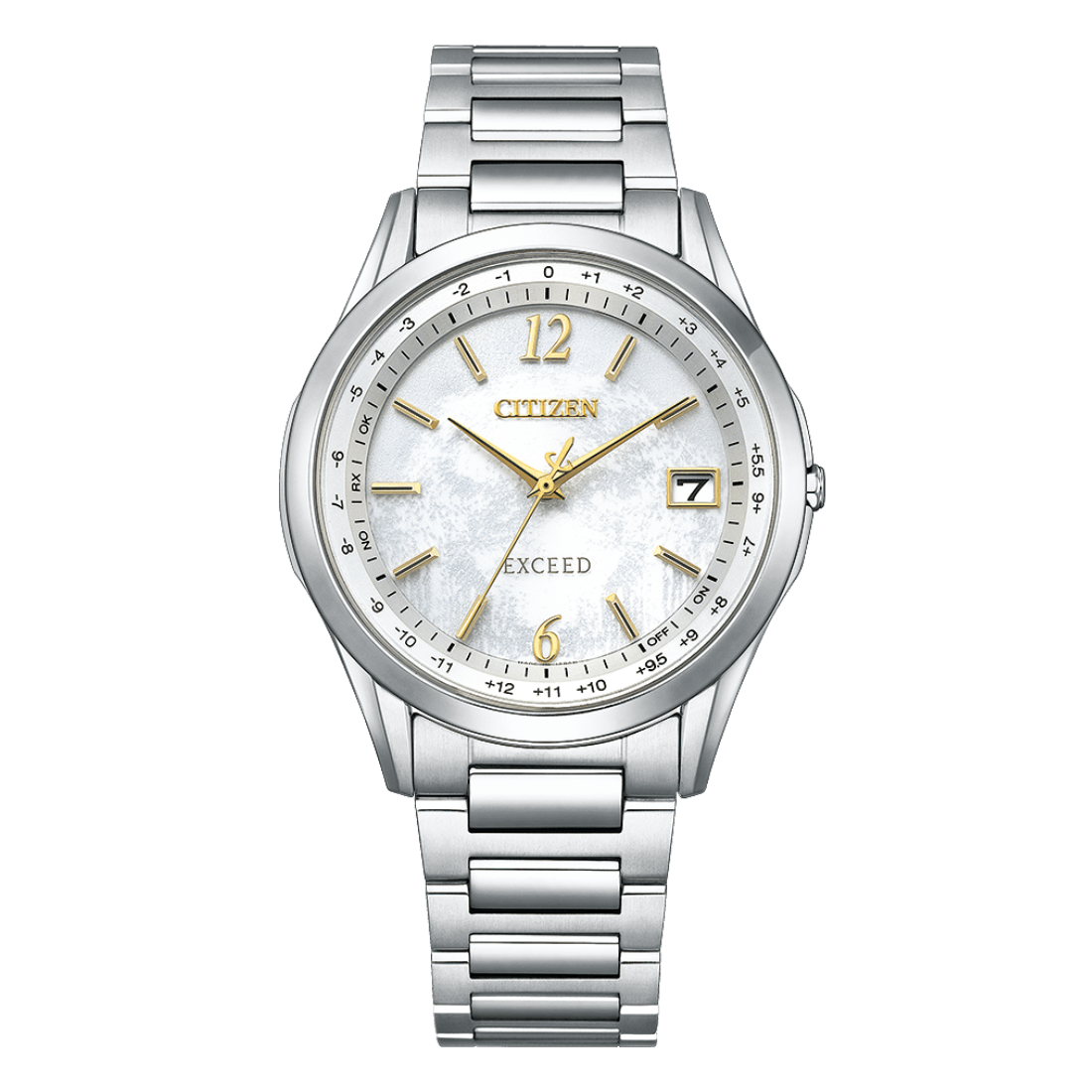 Citizen Exceed Limited Edition CB1110-70A Photovoltaic Eco-Drive White Dial Watch - Skywatches