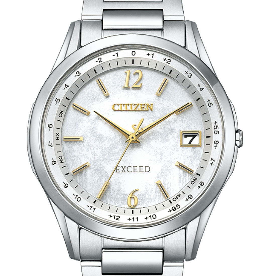 Citizen Exceed Limited Edition CB1110-70A Photovoltaic Eco-Drive White Dial Watch - Skywatches