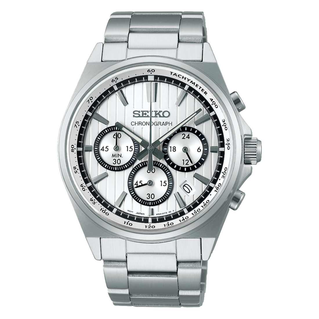 Seiko Selection S-Series SBTR031J SBTR031 Silver Dial Chronograph Watch