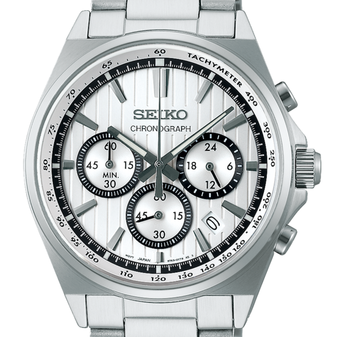 Seiko Selection S-Series SBTR031J SBTR031 Silver Dial Chronograph Watch