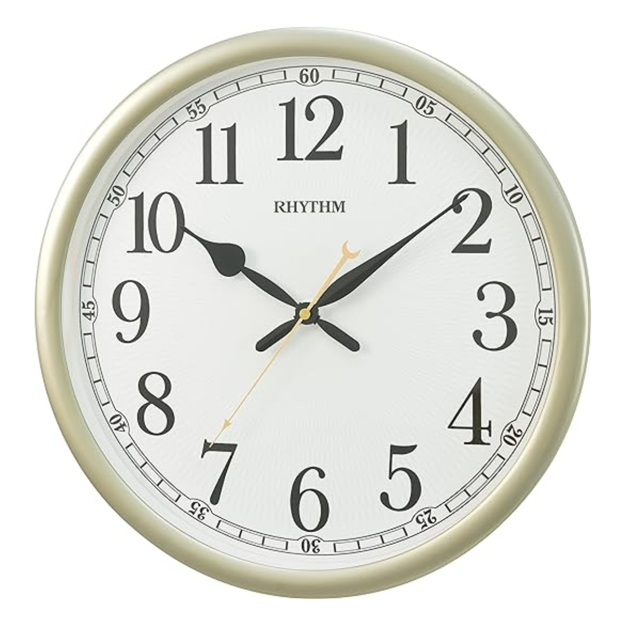 Rhythm CMG610NR08 Quartz Pearl Printing Dial Wall Clock (Singapore Only)