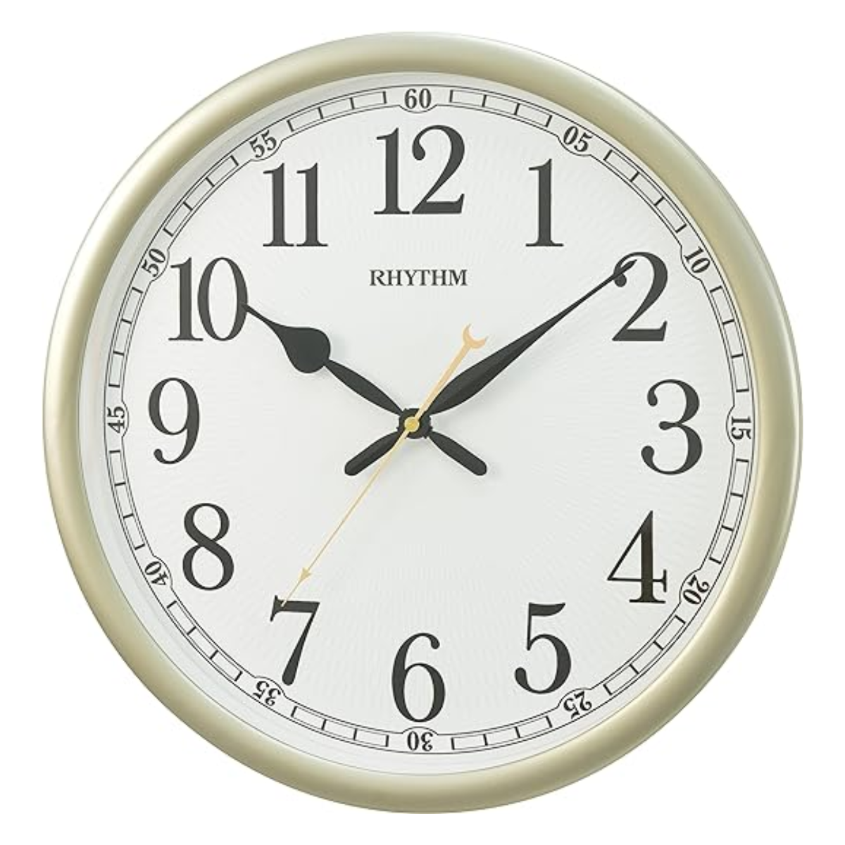Rhythm CMG610NR18 Quartz Analog White Dial Wall Clock (Singapore Only)