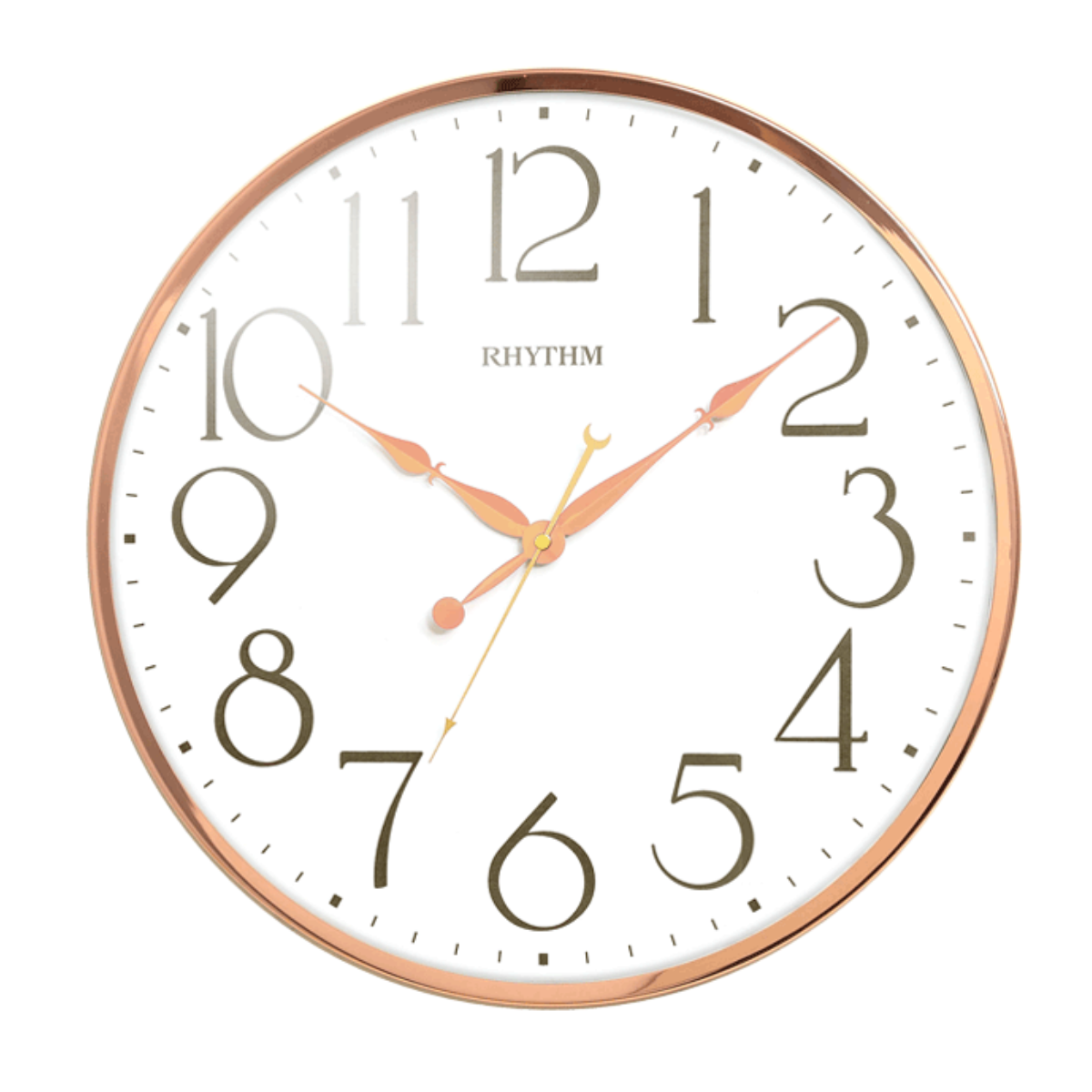 Rhythm CMG569NR13 Quartz Metal Modern Wall Clock ( Singapore Only)