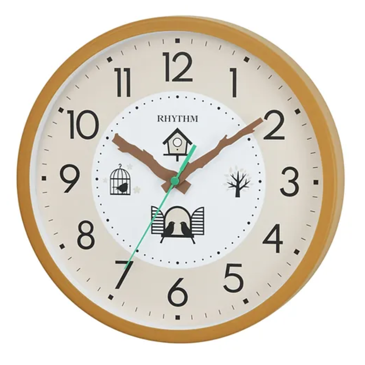 Rhythm CMG611NR37 Quartz Value Added Analog Wall Clock (Singapore Only