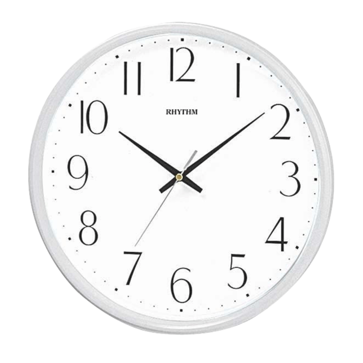 Rhythm CMG817NR03 Value Added Silent Silky Move Wall Clock (Singapore Only)