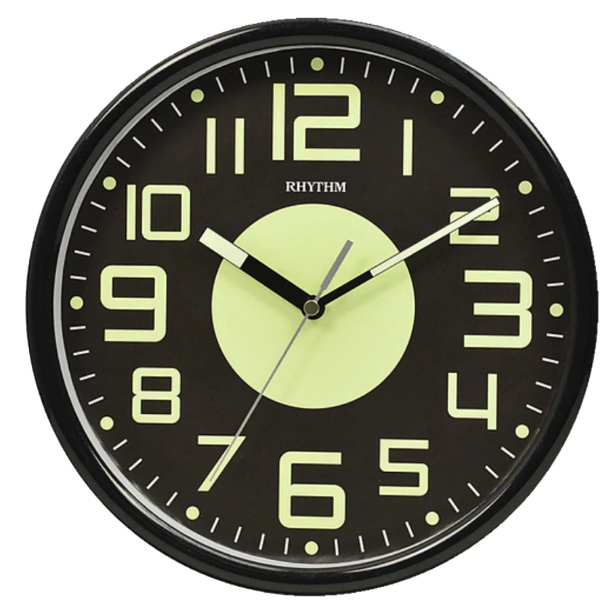 Rhythm CMG596NR02 Quartz Japan Silent Silky Move Wall Clock (Singapore