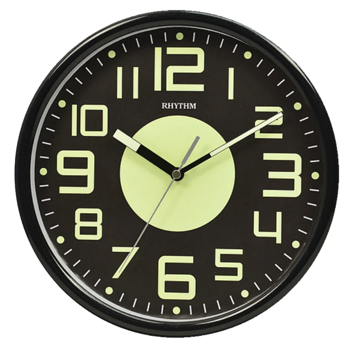 Rhythm CMG596NR02 Quartz Japan Silent Silky Move Wall Clock (Singapore Only)