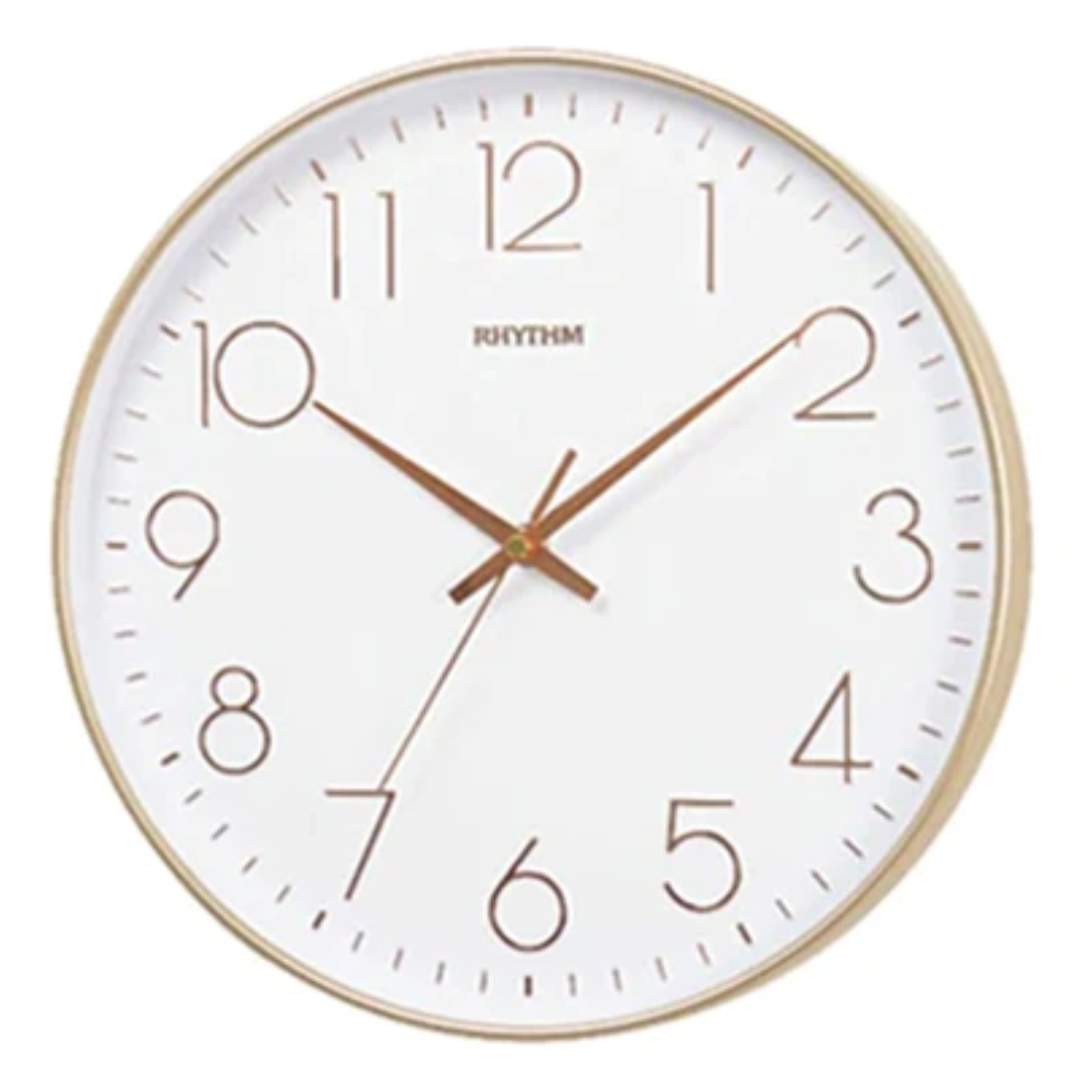 Rhythm CMG601NR13 Value Added Silent Silky Move Wall Clock ( Singapore Only)