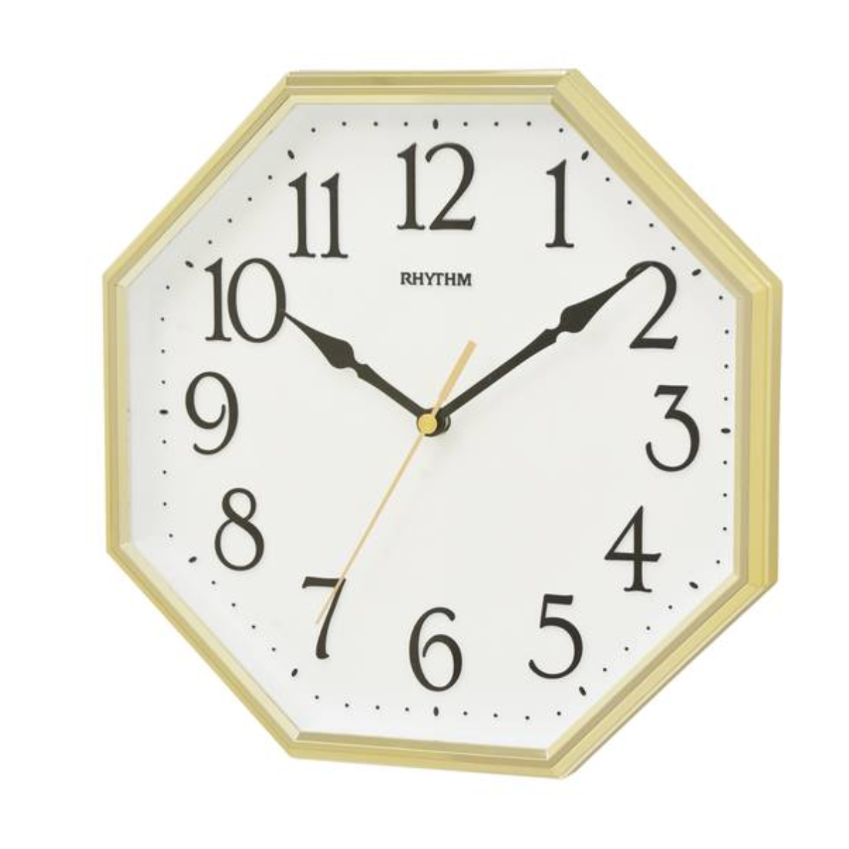 Rhythm CMG609NR65 Quartz White Dial Wall Clock (Singapore Only)