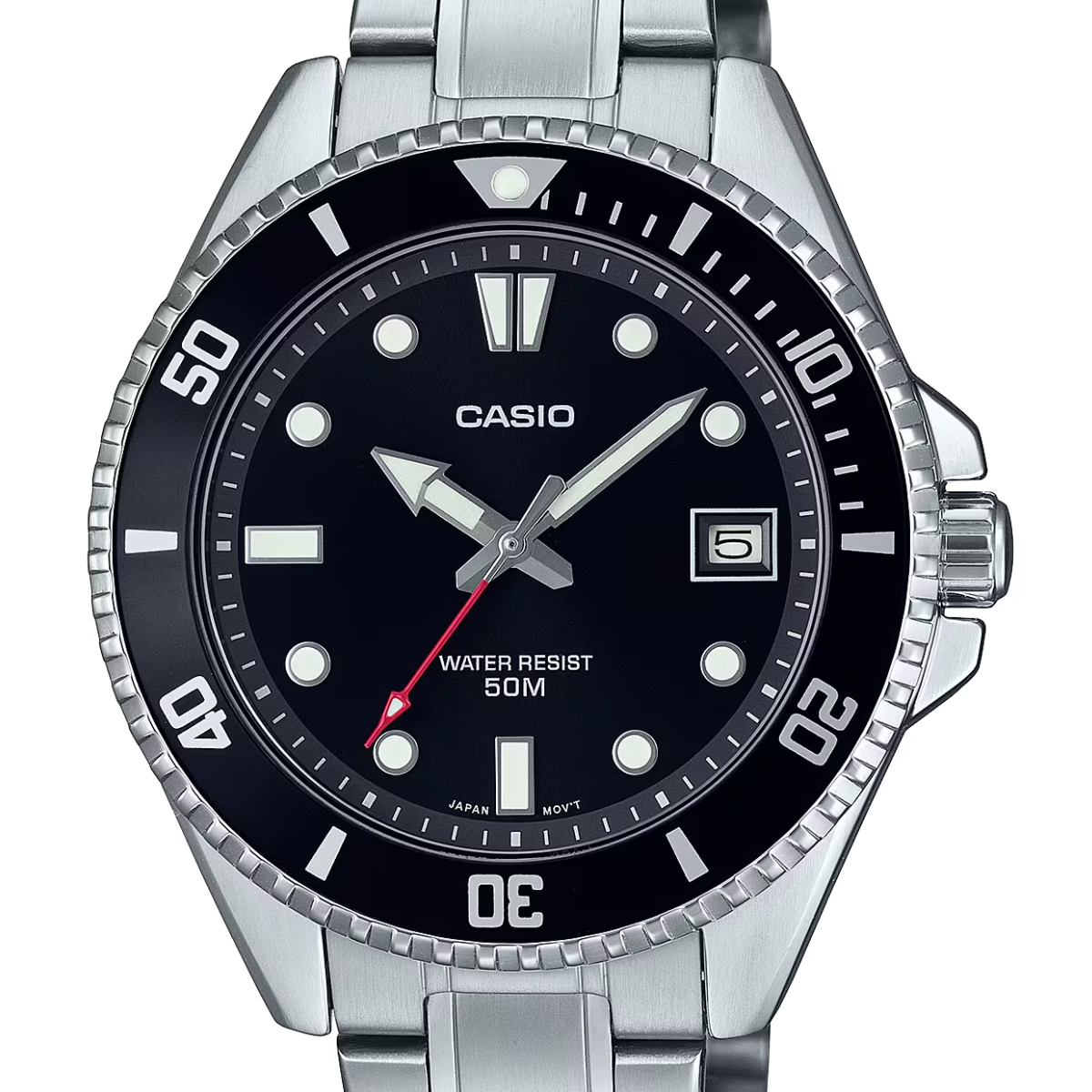 Casio MDV-10D-1A1 MDV-10D-1A1V Quartz Standard Black Dial Sports Watch
