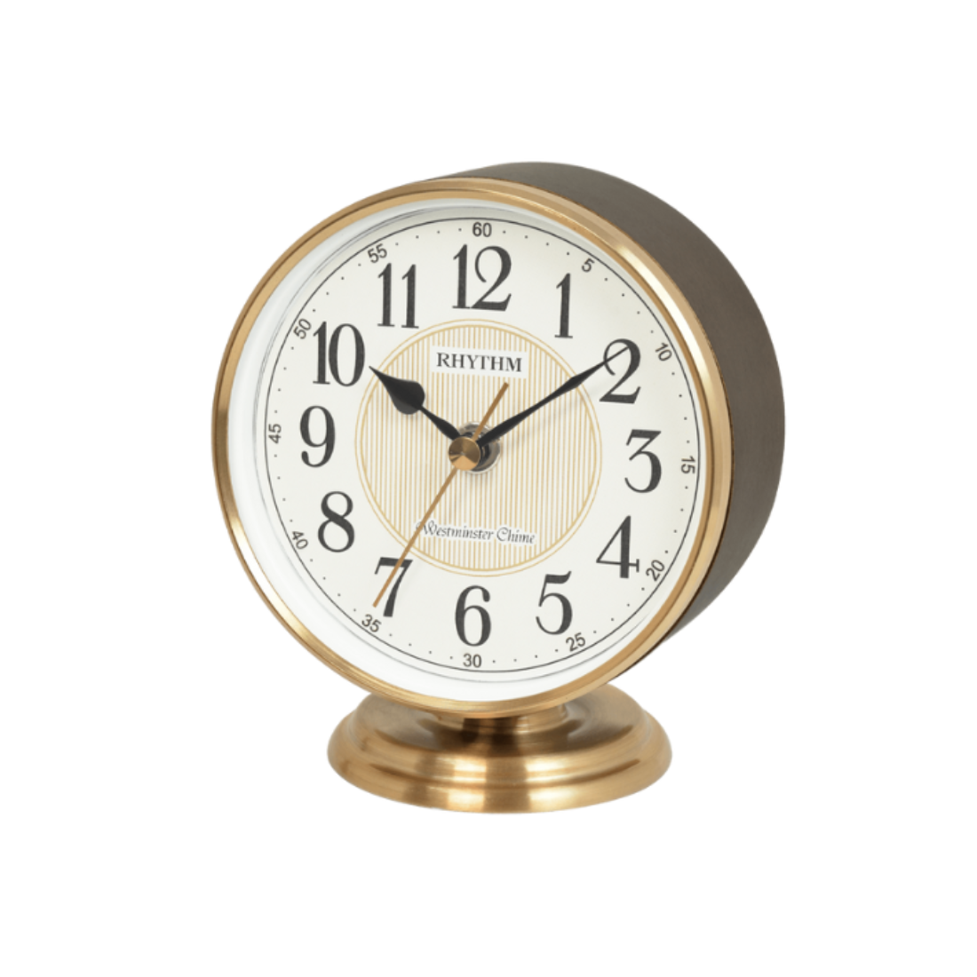 Rhythm CRH268NR06 Chimes & Melodies Wooden Table Clock (Singapore Only