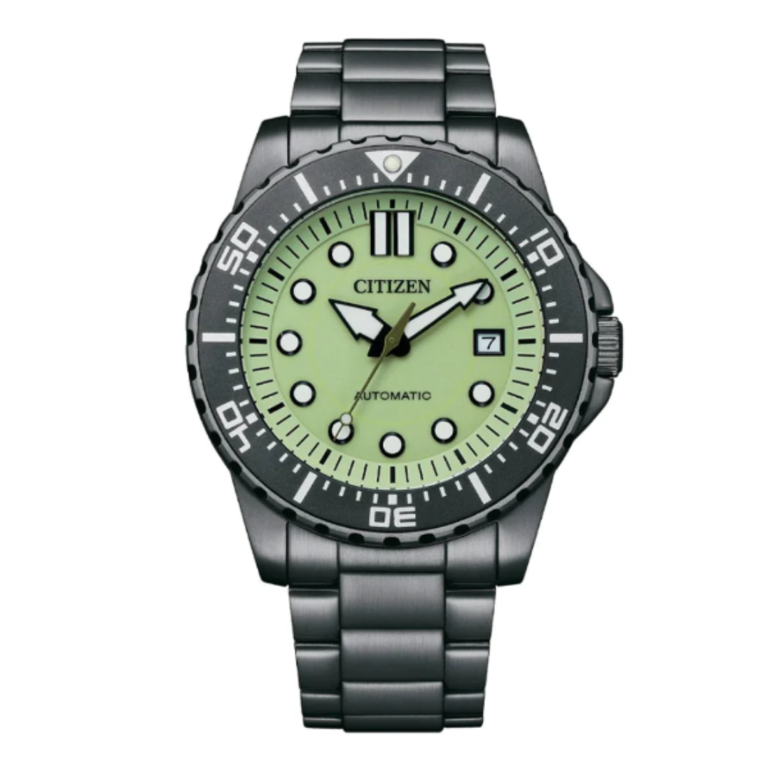 Citizen Automatic NJ0177-84X NJ0177 Mint Green Dial Watch (PRE-ORDER) - Skywatches