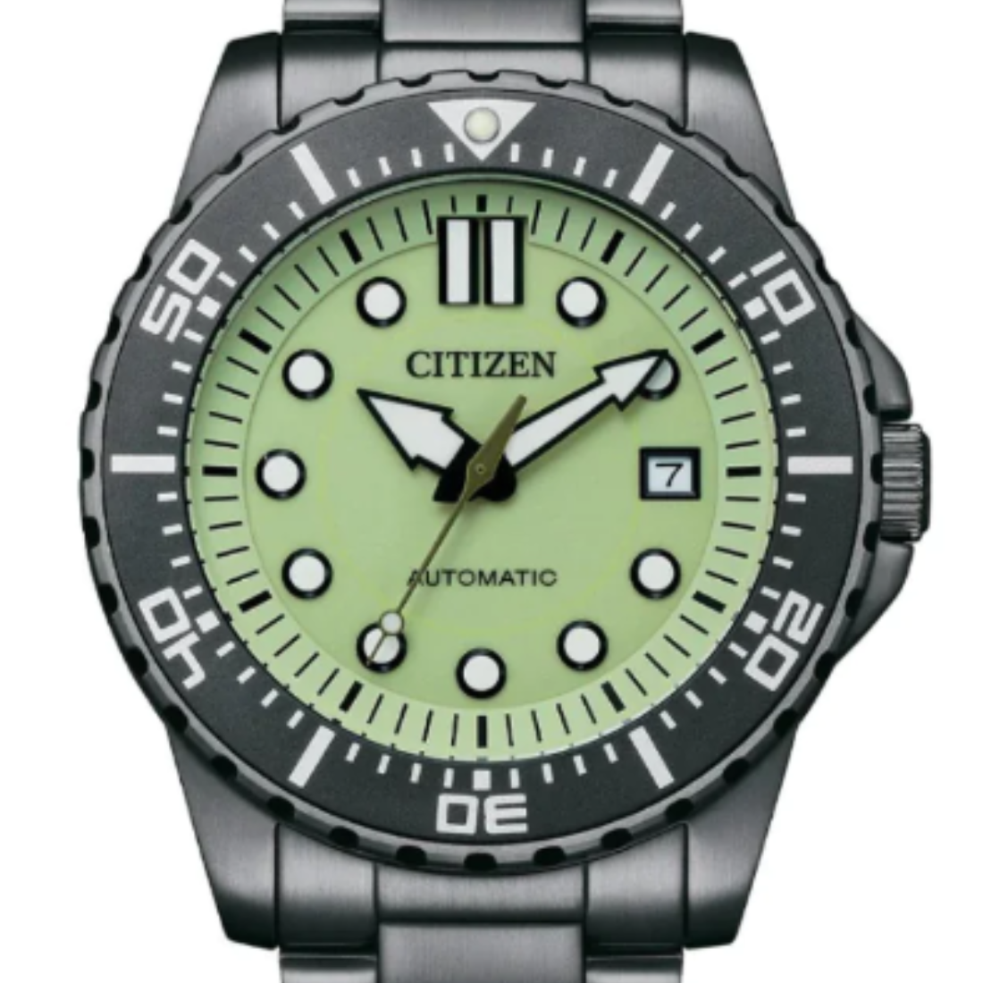Citizen Automatic NJ0177-84X NJ0177 Mint Green Dial Watch (PRE-ORDER) - Skywatches