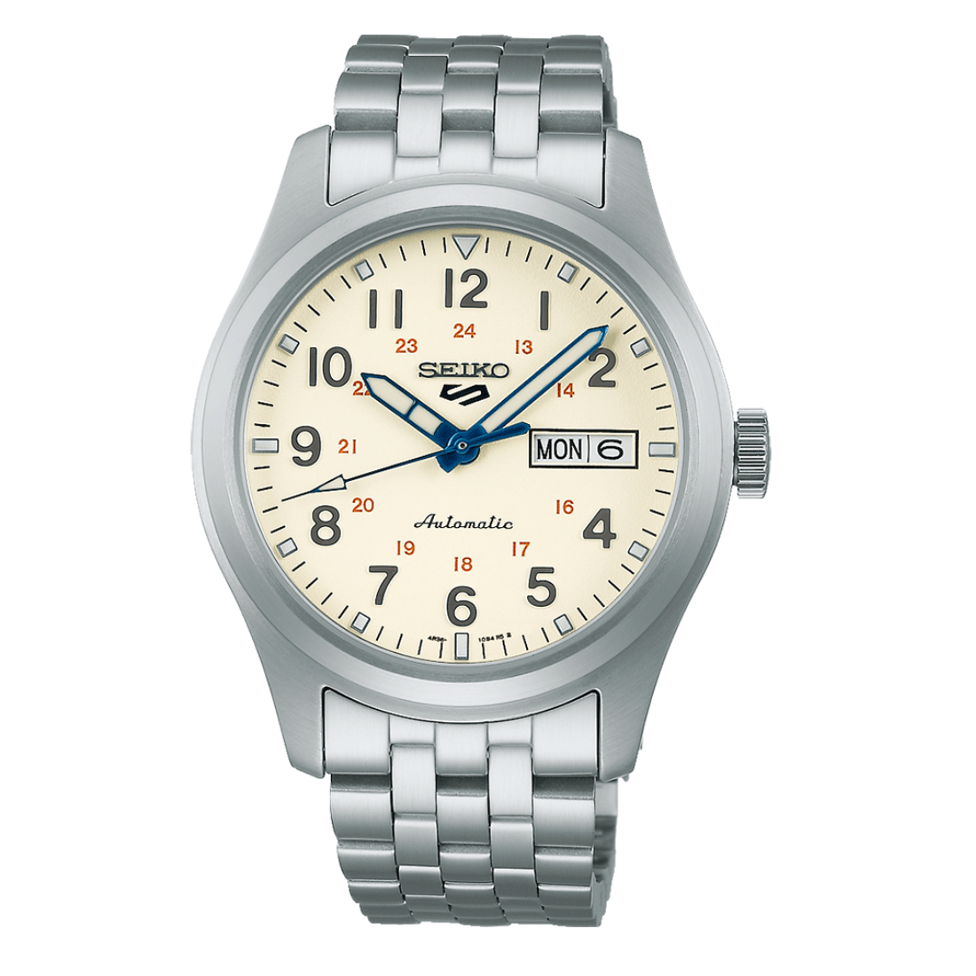 Seiko 5 Sports Laurel SRPK41K1 SRPK41 SRPK41K Limited Edition White Dial Watch (PRE-ORDER) - Skywatches