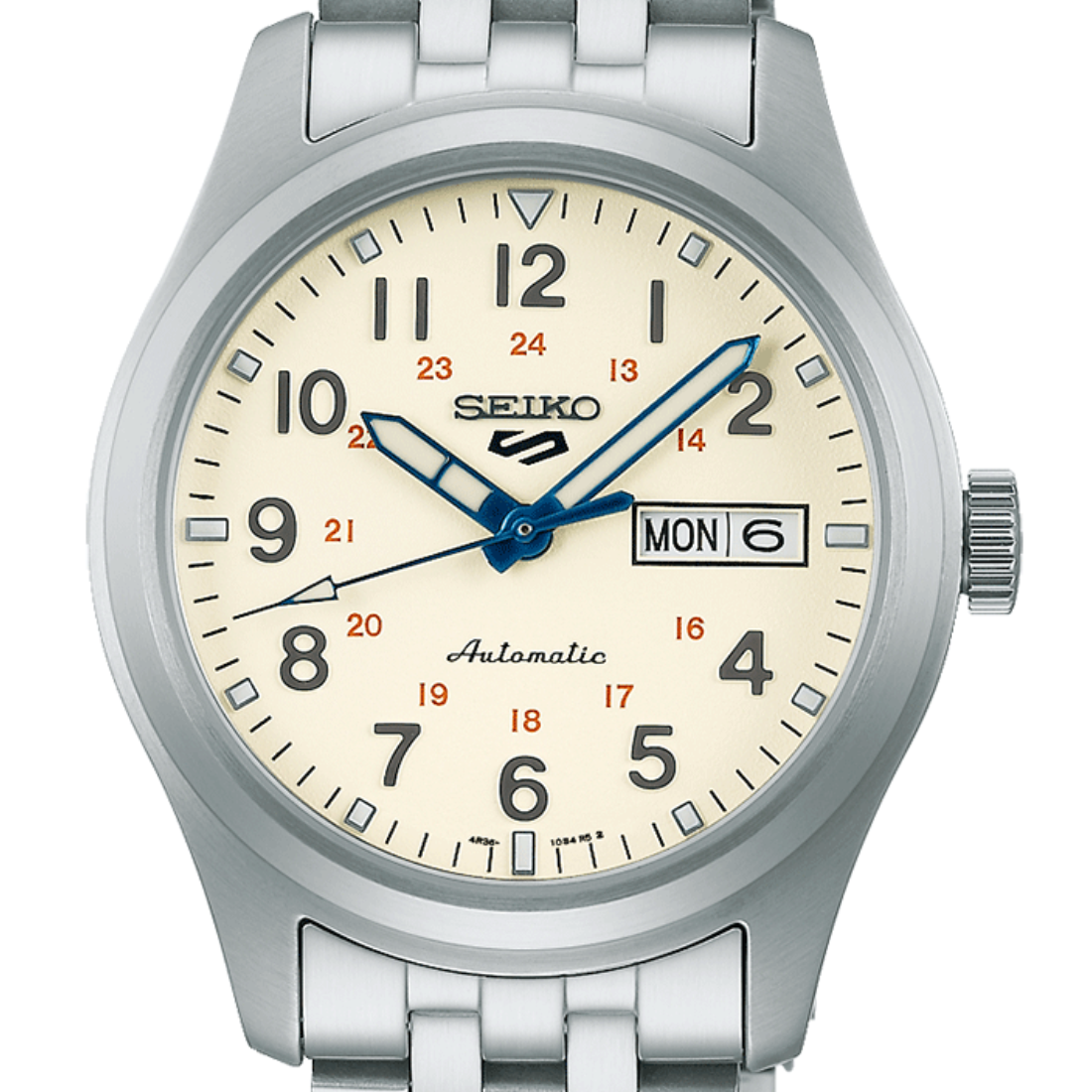 Seiko 5 Sports Laurel SRPK41K1 SRPK41 SRPK41K Limited Edition White Dial Watch (PRE-ORDER) - Skywatches