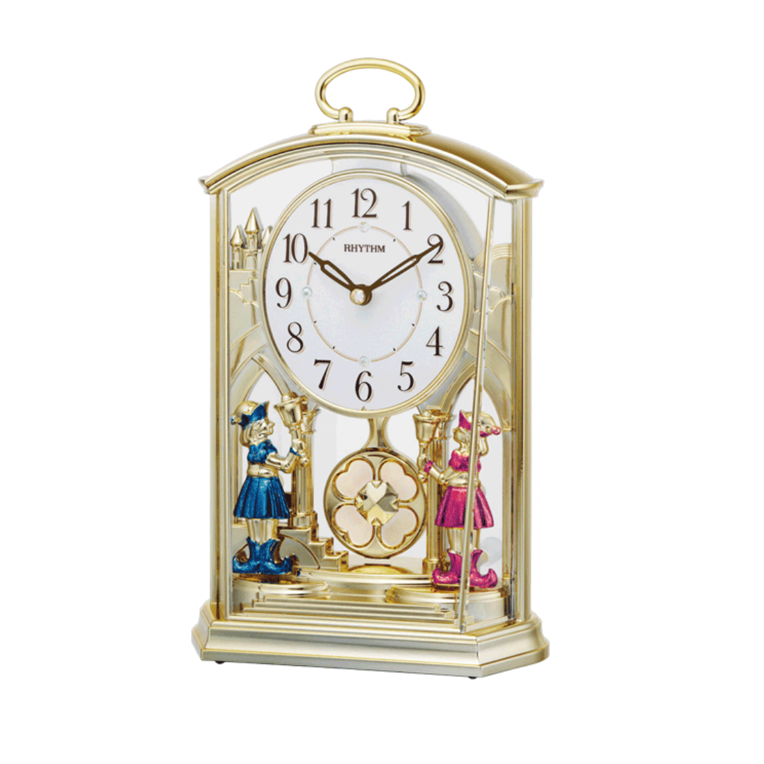 Rhythm 4RP796WS18 Comfort Swing Pendulum Table Clock (Singapore Only)