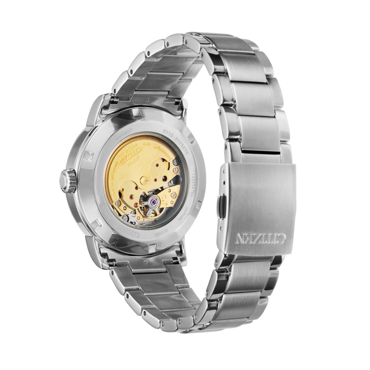 Citizen Automatic NJ0130-88A NJ0130-88 White Dial Mens Watch - Skywatches