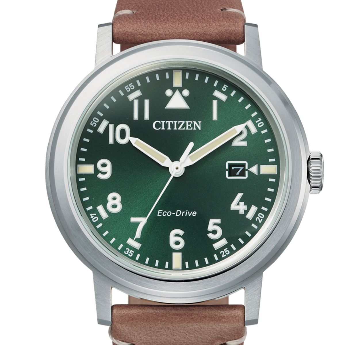 Citizen Eco-Drive AW1620-13X AW1620-13 Military Green Dial Watch - Skywatches