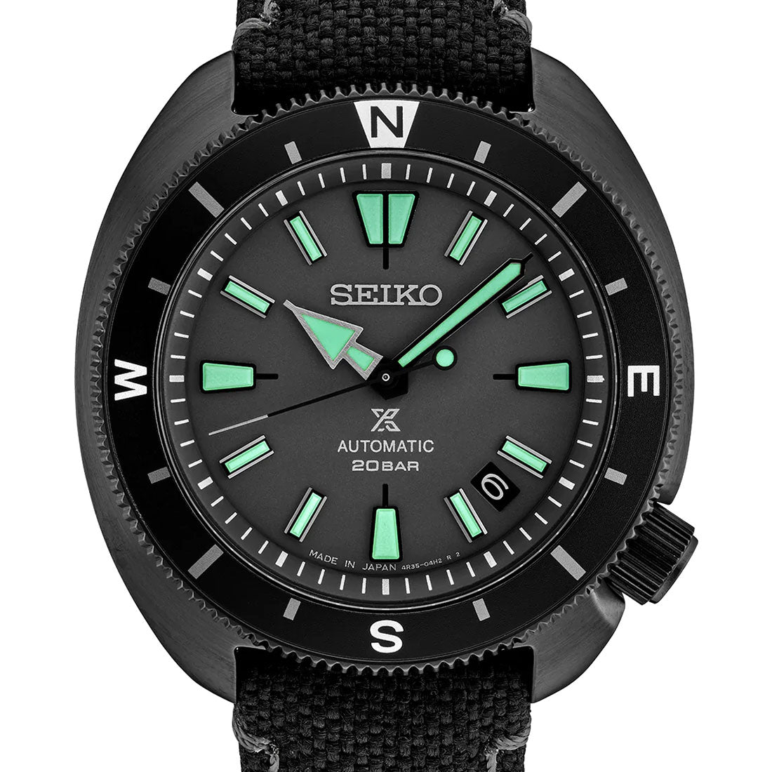 Seiko Prospex Sea Tortoise SRPH99K1 SRPH99 SRPH99K Night Vision Limited Edition Black Series Watch - Skywatches