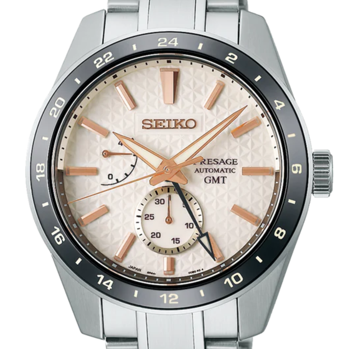 Seiko Presage GMT Sharp Edged Series SPB273J1 SPB273 SPB273J Limited Edition Watch - Skywatches