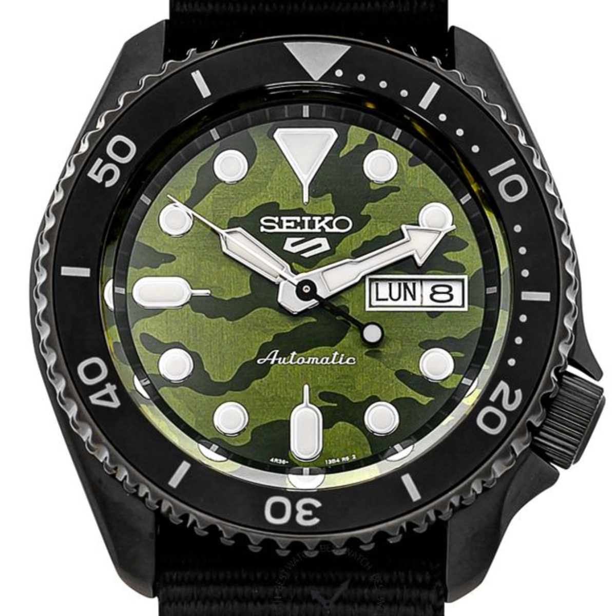 Seiko 5 Sports Automatic SRPJ37K1 SRPJ37 SRPJ37K Camouflage Street Style Watch - Skywatches