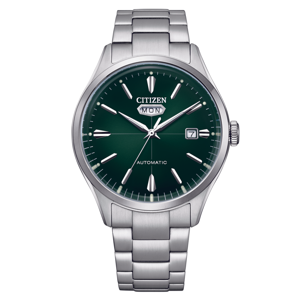 Citizen Automatic NH8391-51X C7 Crystal Seven Green Dial Watch - Skywatches