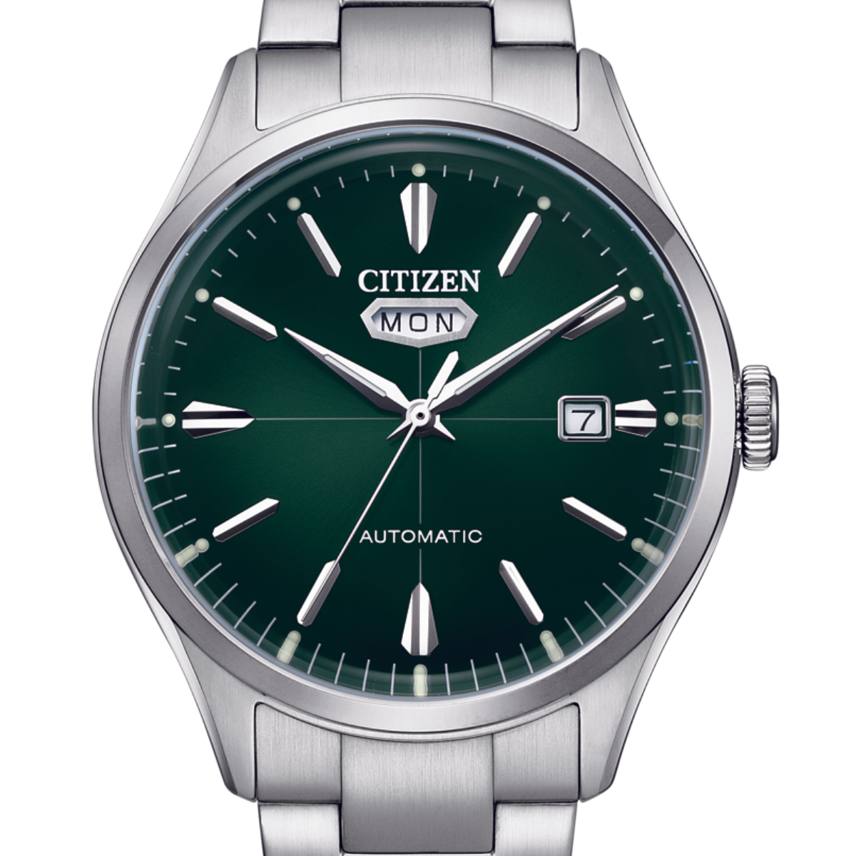 Citizen Automatic NH8391-51X C7 Crystal Seven Green Dial Watch - Skywatches