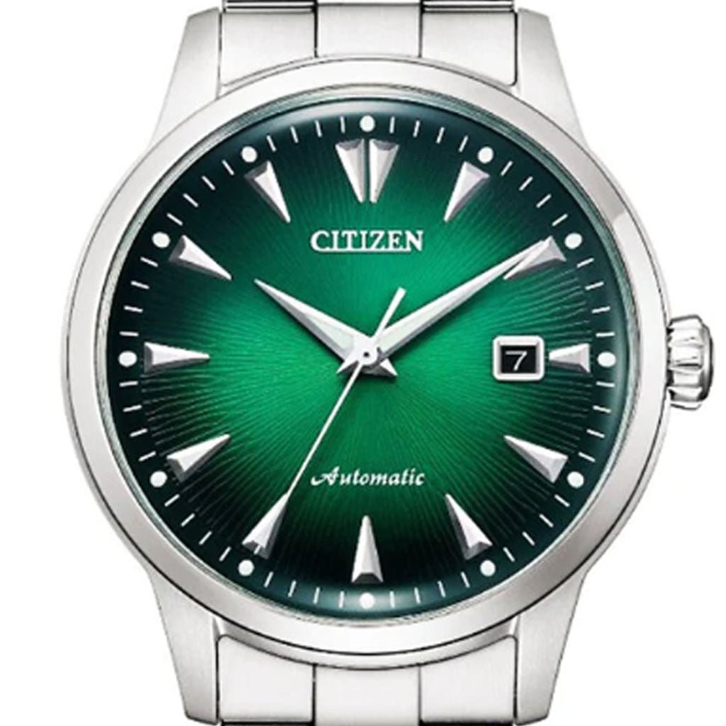 Citizen Kuroshio '64 NK0007-88X Automatic Green Dial Casual Watch - Skywatches