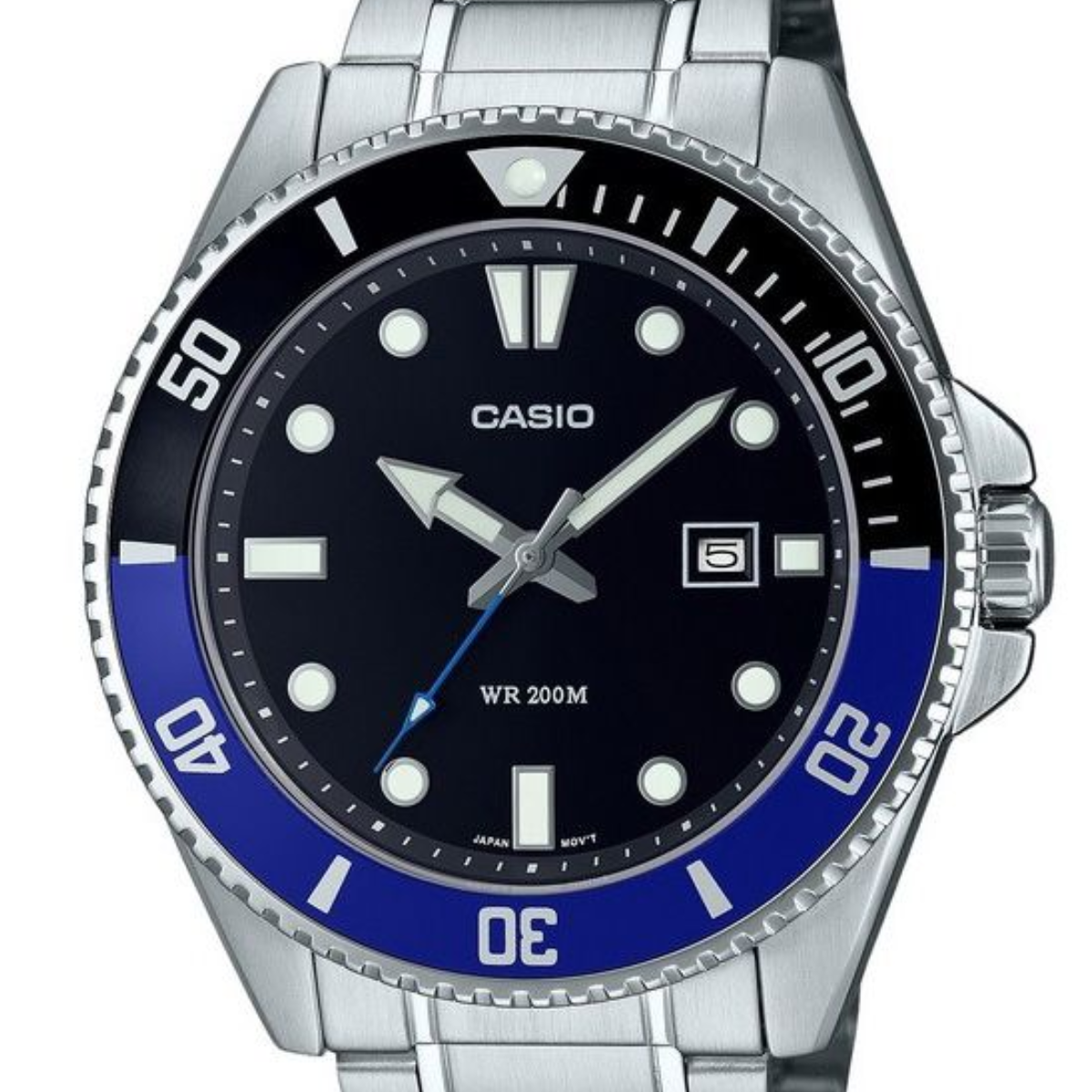 Casio Quartz MDV-107D-1A2 MDV-107D-1A2V Standard Black Dial Sporty Watch - Skywatches