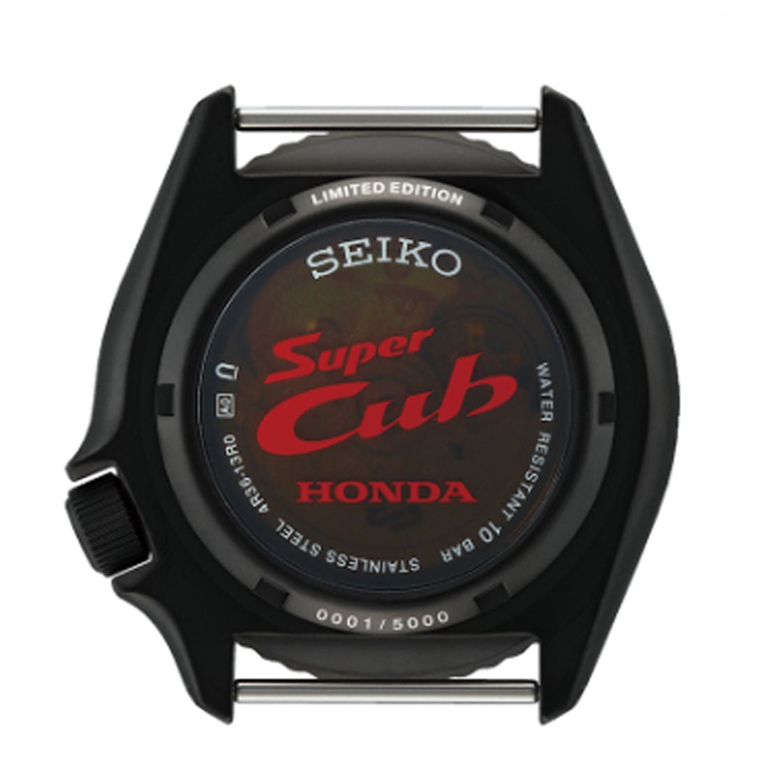 Seiko 5 Sports SRPJ75K1 SRPJ75K SRPJ75 Honda Super Cub Limited Edition Watch - Skywatches