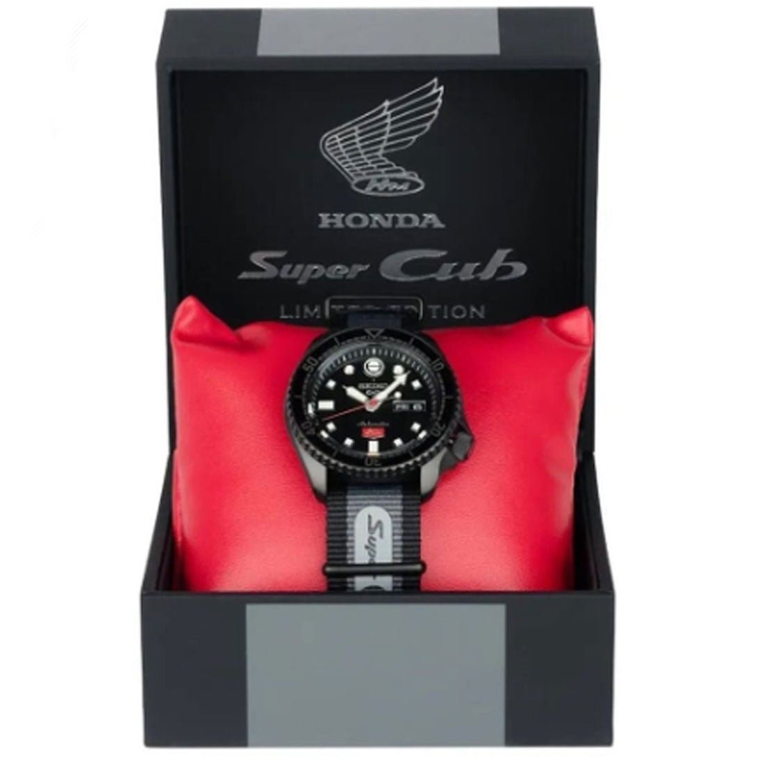 Seiko 5 Sports SRPJ75K1 SRPJ75K SRPJ75 Honda Super Cub Limited Edition Watch
