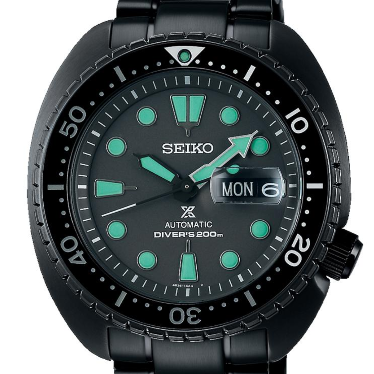 Seiko Prospex King Turtle Black Series SRPK43 SRPK43K1 SRPK43K Automatic Watch (PRE-ORDER) - Skywatches