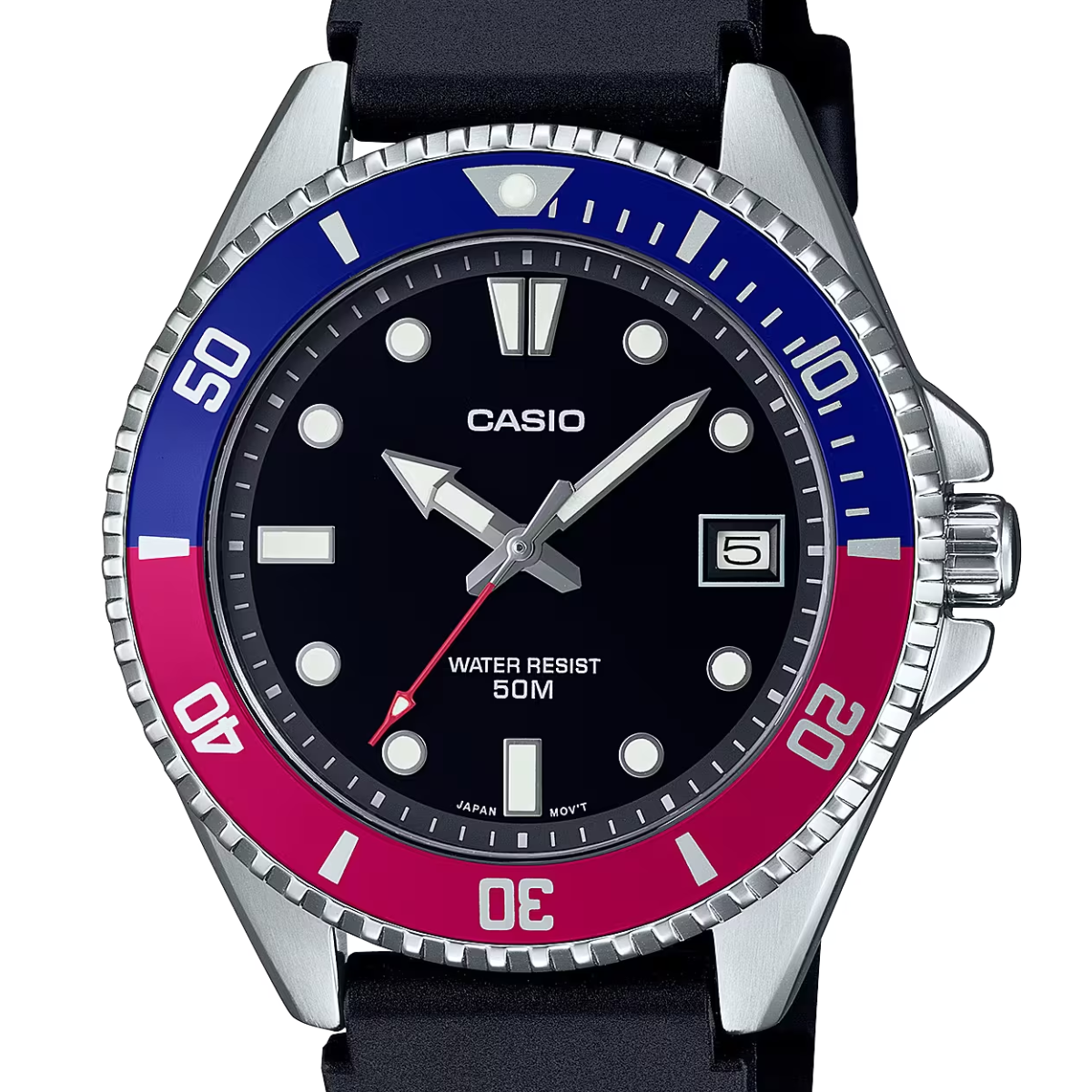 Casio MDV-10-1A2 MDV-10-1A2V MDV10-1A2 Quartz Standard Resin Strap Watch