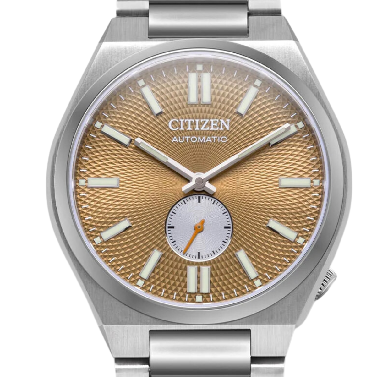 Citizen Automatic Tsuyosa NK5010-51X Salmon Dial Casual Mens Watch - Skywatches