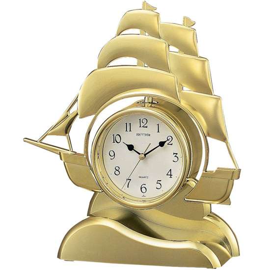 Rhythm Gold Ship Clock 4RP705WS18 (Singapore Only)