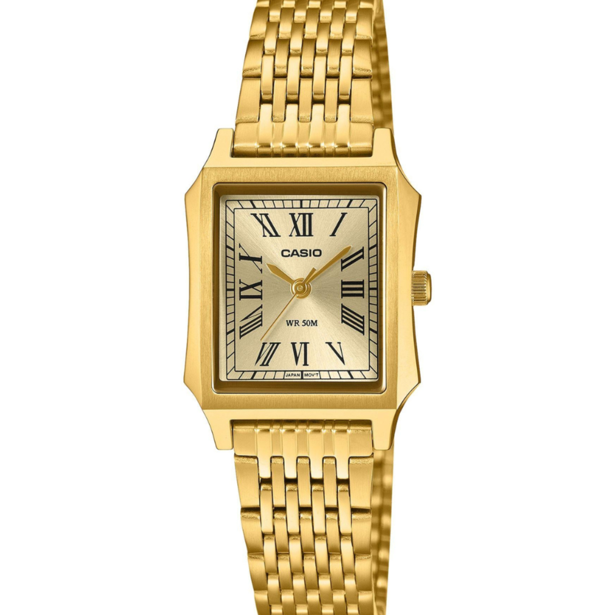 Casio Classic Women's Gold Rectangle Watch LTP-B190G-9B