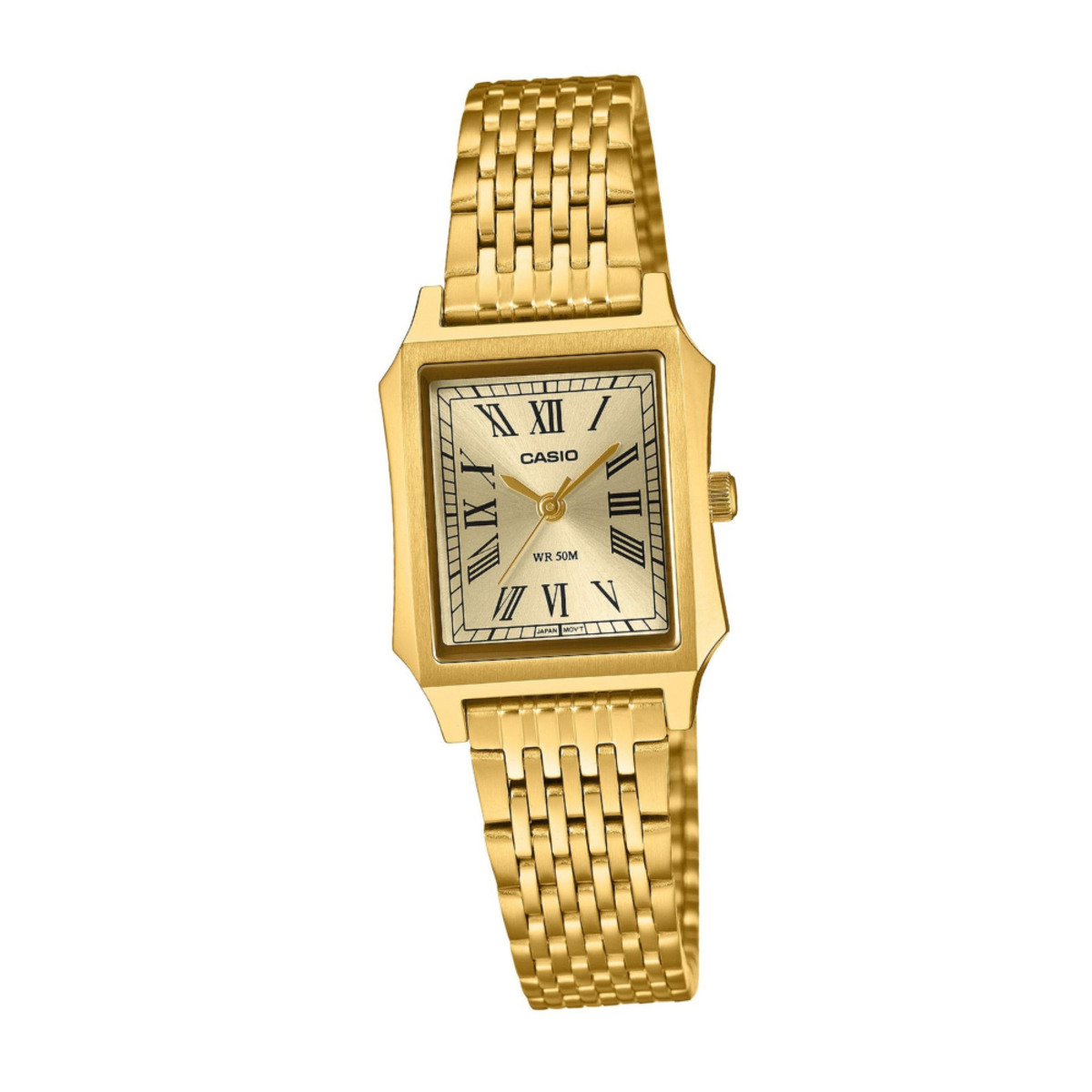 Casio Classic Women's Gold Rectangle Watch LTP-B190G-9B