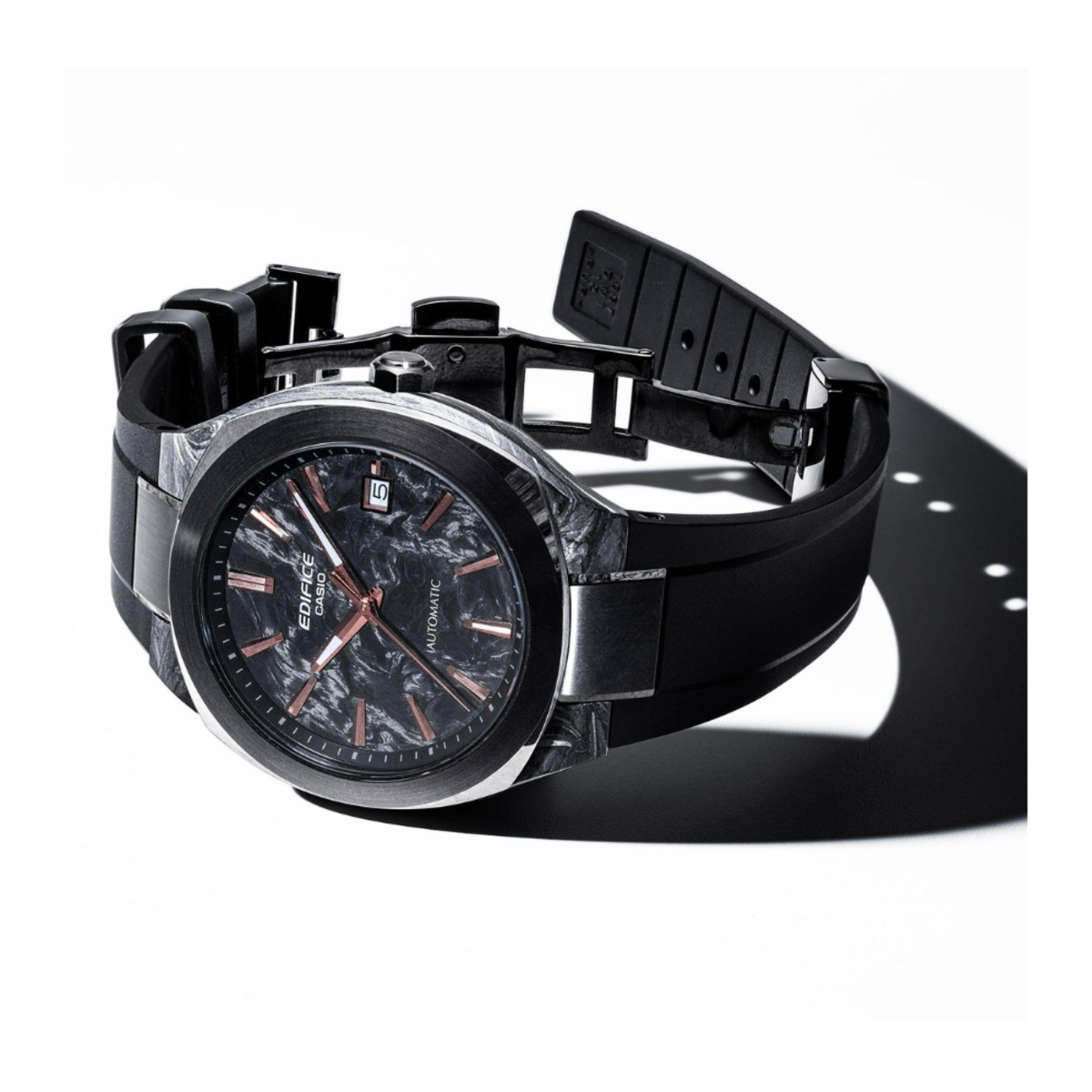 Casio Edifice | Motorsports Men's Automatic Forged Carbon Watch EFK-200XPB-1A