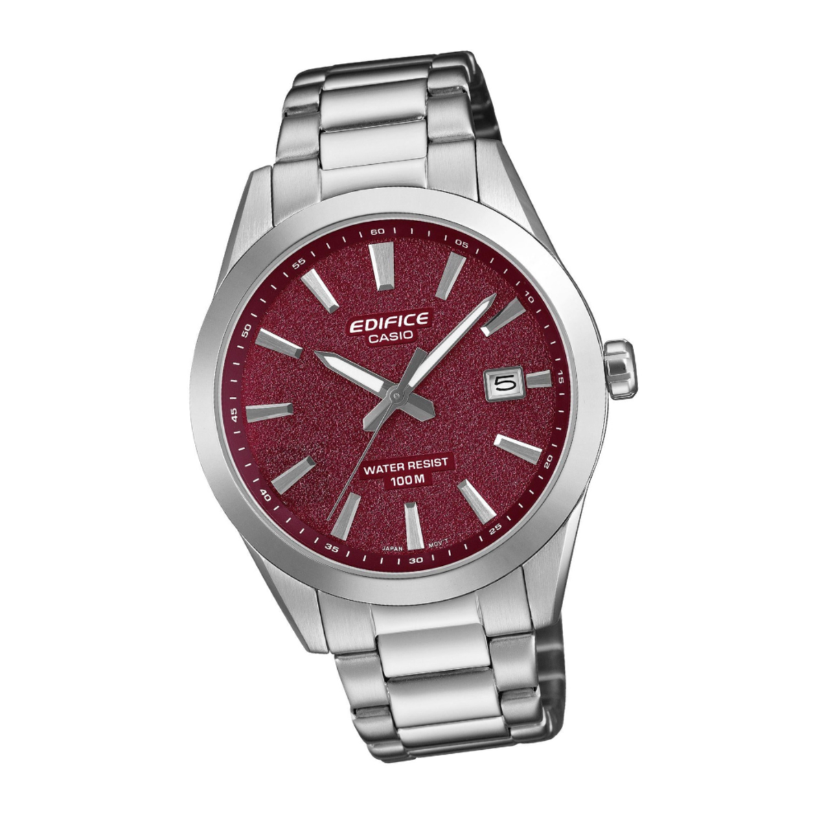 Casio Edifice Motorsports Men's Red Dial Watch EFV-160D-4A