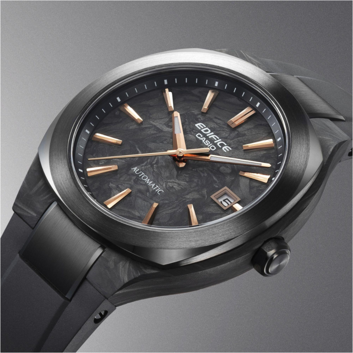 Casio Edifice | Motorsports Men's Automatic Forged Carbon Watch EFK-200XPB-1A