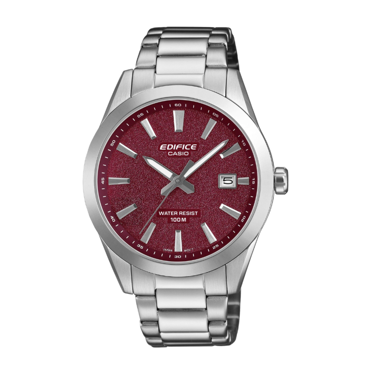 Casio Edifice Motorsports Men's Red Dial Watch EFV-160D-4A