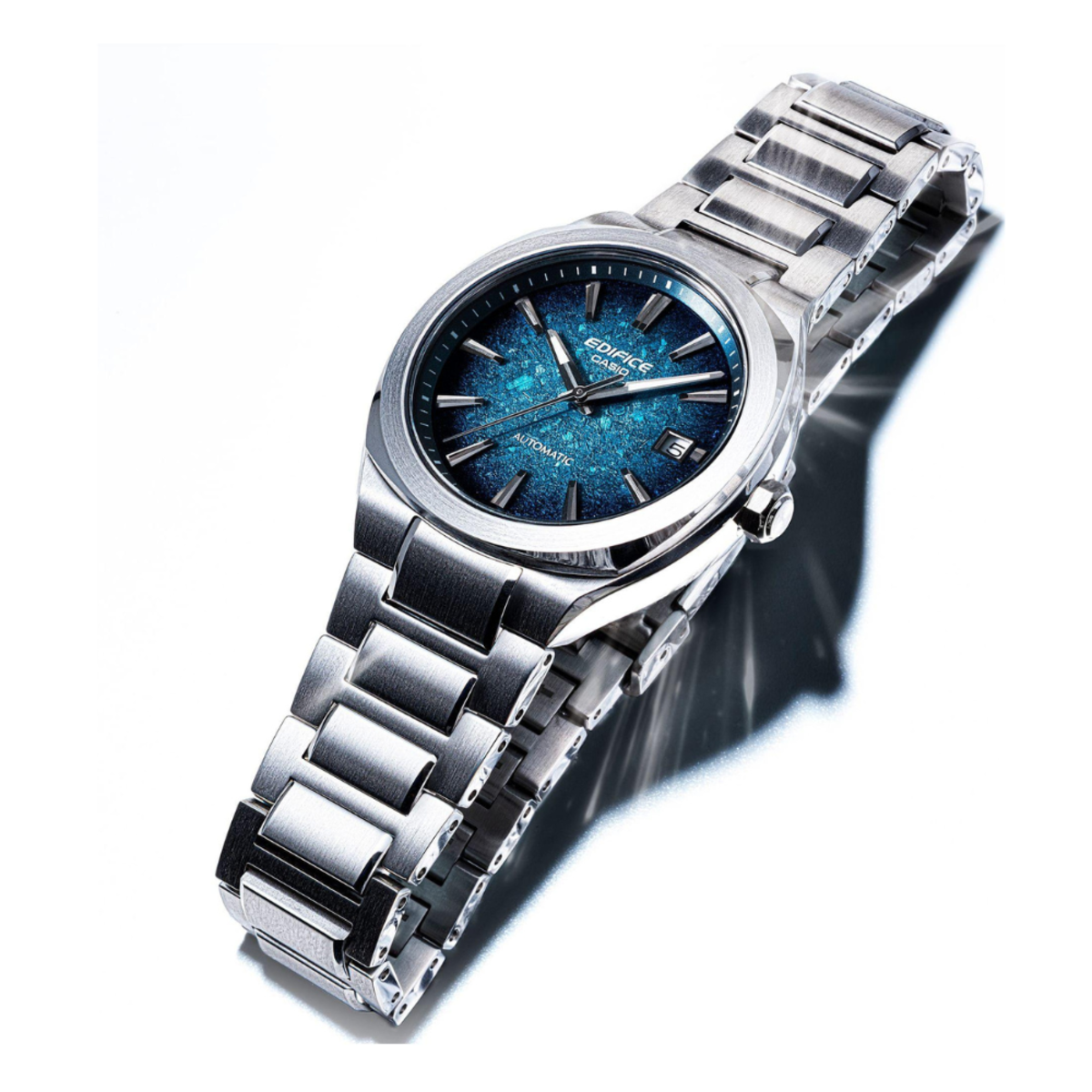 Casio Edifice Motorsports Men's Blue Dial Automatic Watch EFK-200D-2A