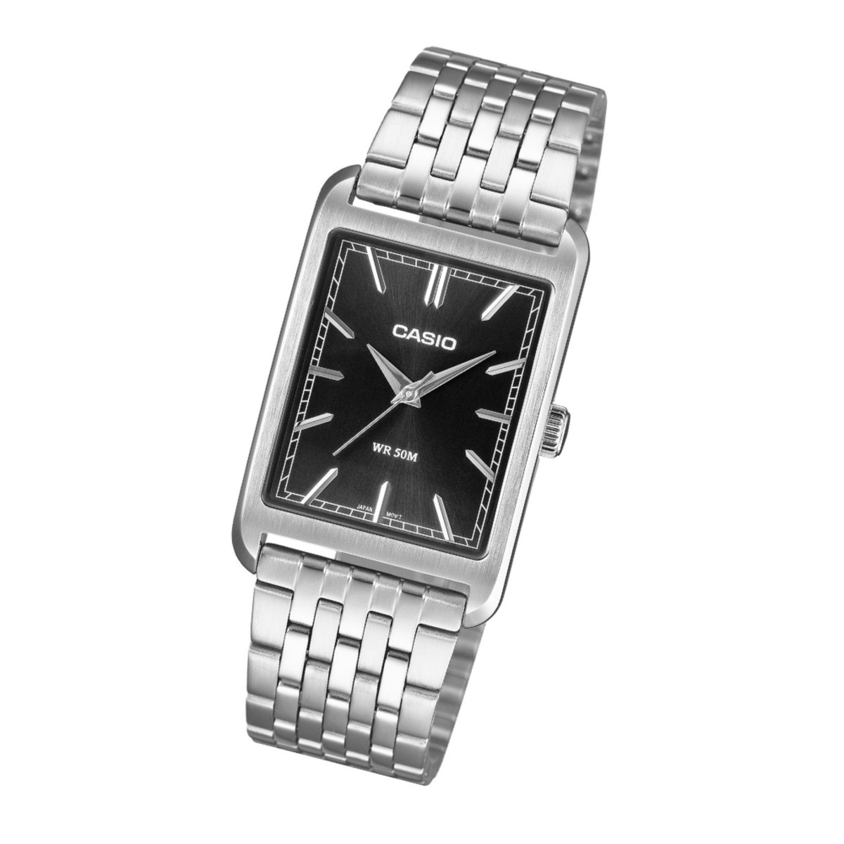 Casio MTP-B215D-1A | Minimalist Rectangular Dress Watch