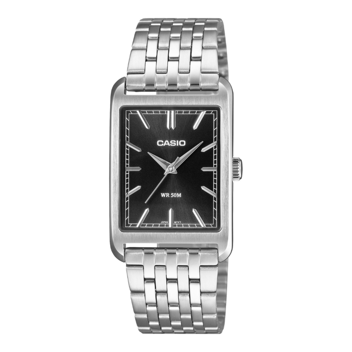 Casio MTP-B215D-1A | Minimalist Rectangular Dress Watch