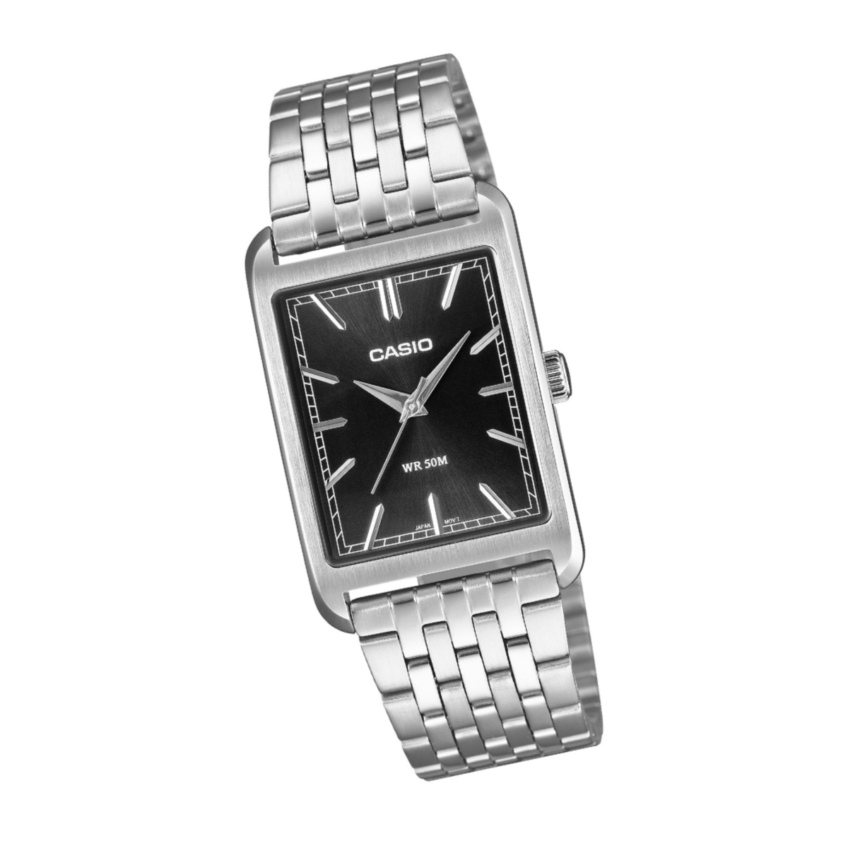 Casio MTP-B215D-1A | Minimalist Rectangular Dress Watch