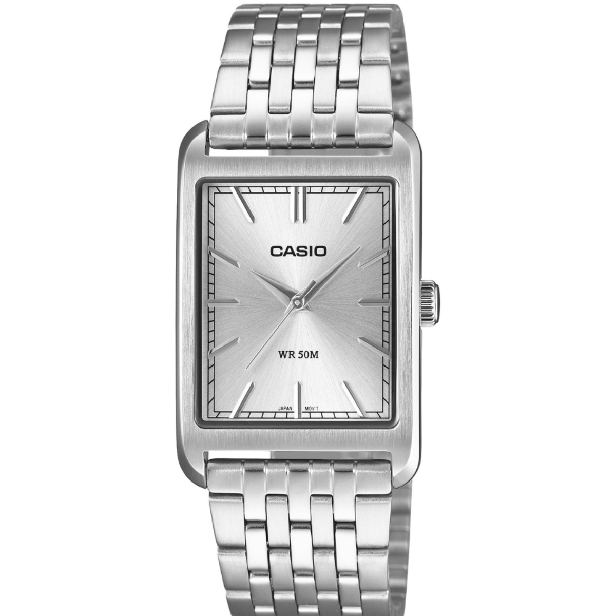 Casio MTP-B215D-7A | Minimalist Rectangular Dress Watch