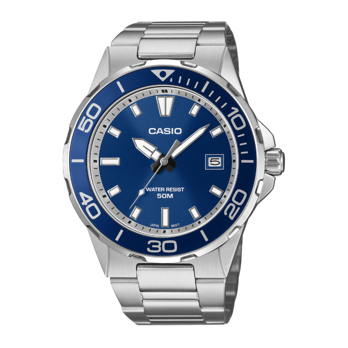 Casio Marine Sports Stainless Steel Men's Watch MTD-145D-2A