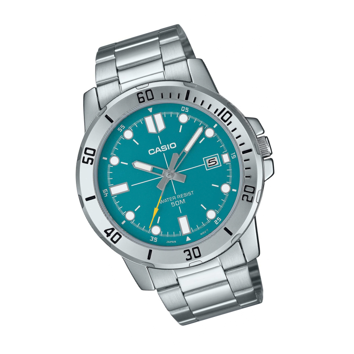Casio Sporty Stainless Steel Men's Watch MTP-VD01D-3E2